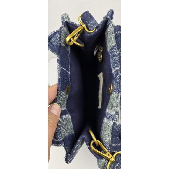 America and Beyond beaded tote shoulder cotton bag - Picture 8 of 9